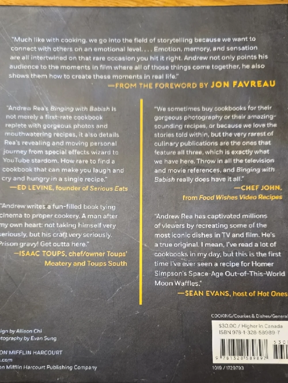Source Unknown Binging with Babish Hardcover — Black and Orange